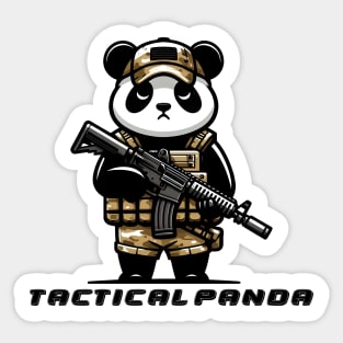 Tactical Panda Sticker